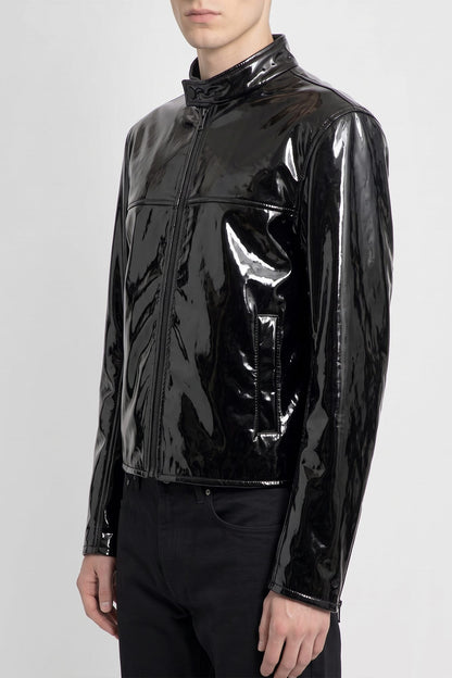 Vetements Boxy Moto Shiny Leather Jacket side