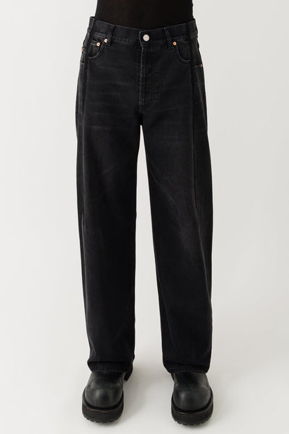 Vetements Cut Reconstructed Jeans