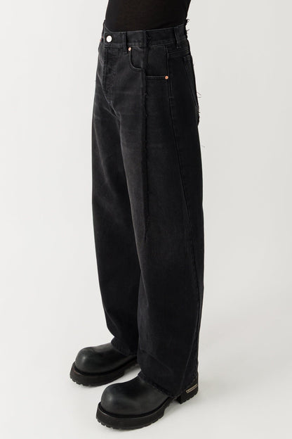 Vetements Cut Reconstructed Jeans side