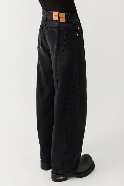 Vetements Cut Reconstructed Jeans back