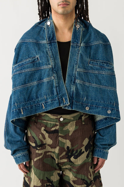 Vetements Upside Down Denim Jacket