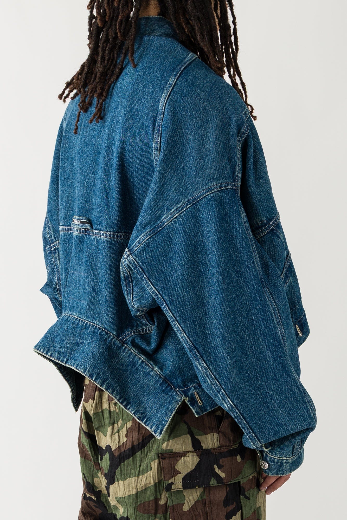 Vetements Upside Down Denim Jacket side 2