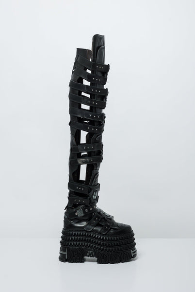 Vetements x New Rock Thigh-High Gamer Boots – Antidote Fashion and