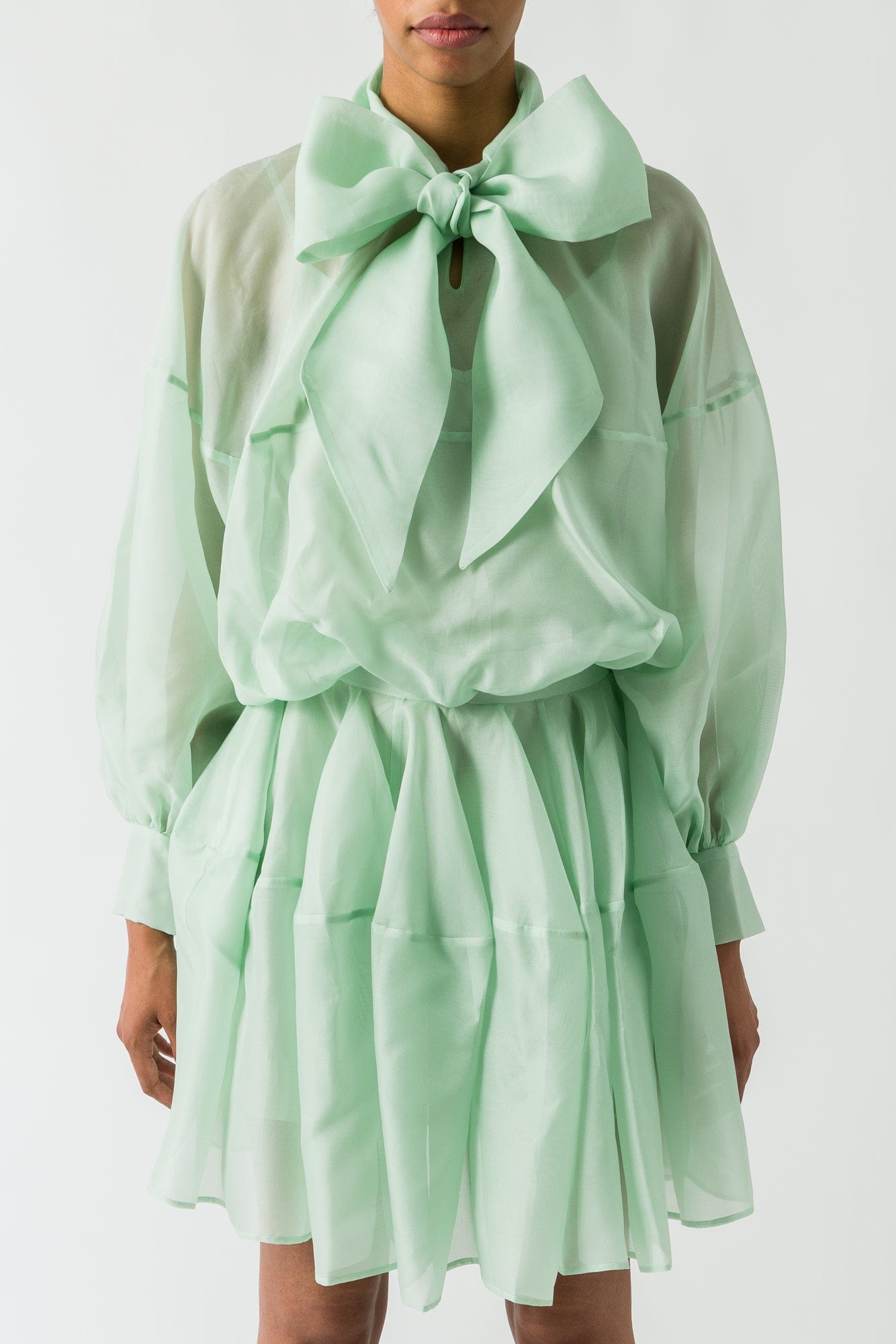 Viktor & Rolf Circle Mini Dress in Mint