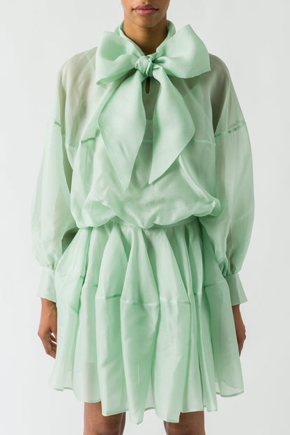 Viktor & Rolf Circle Mini Dress in Mint