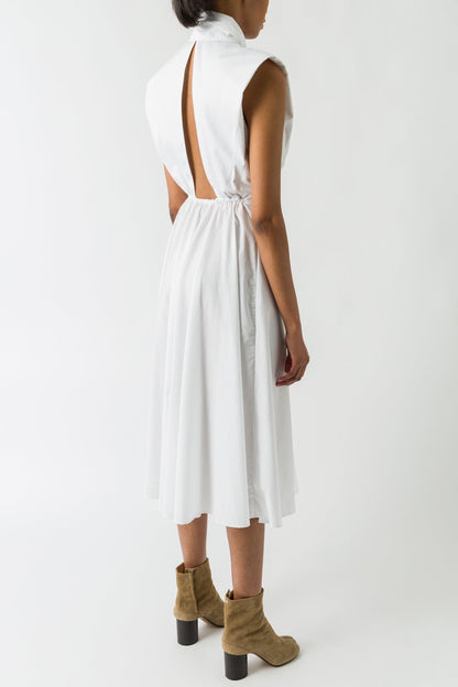 Viktor & Rolf Multi Layers Shirt Dress in White back