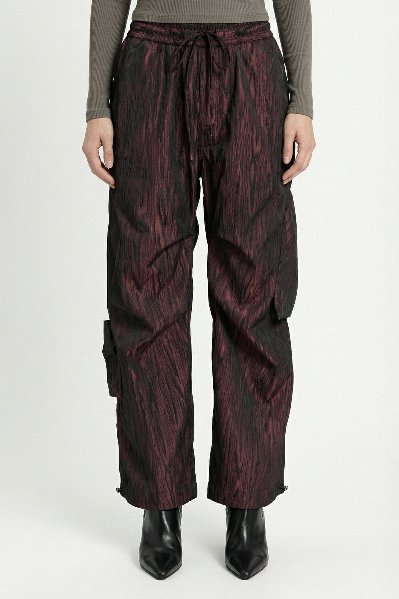 Vivienne Westwood Achilles Drawstring Trousers in Bordeaux