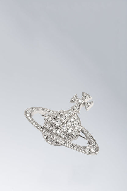 Vivienne Westwood Bas Relief Brooch at angle