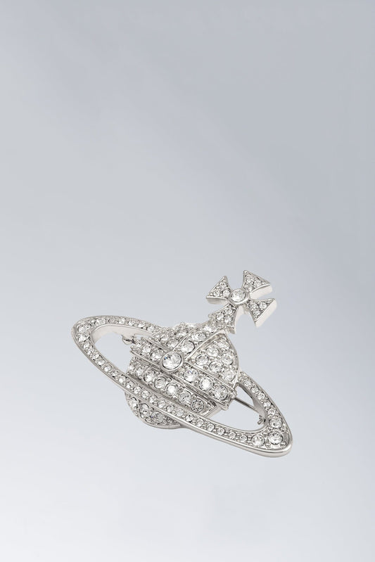 Vivienne Westwood Bas Relief Brooch at angle