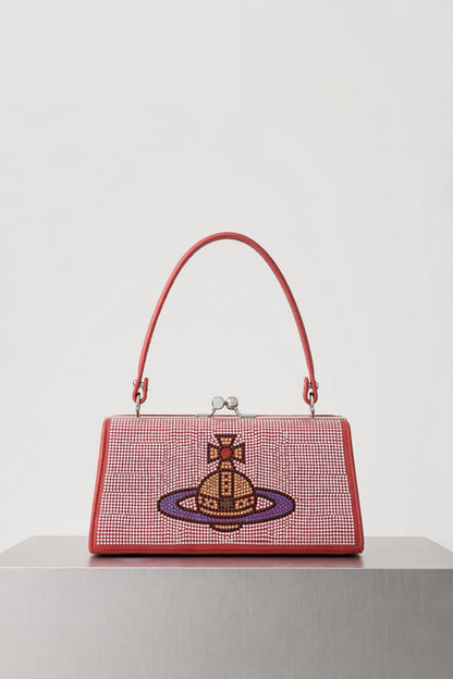 Vivienne Westwood Doll XL Frame Purse in Pink