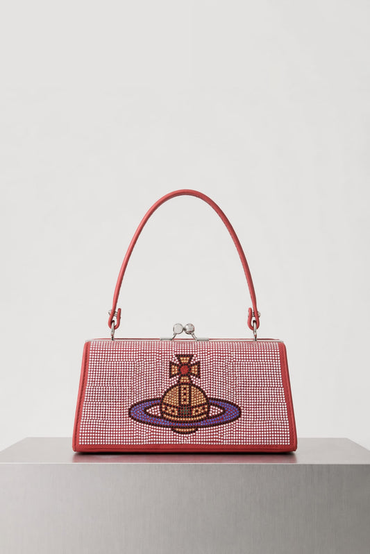Vivienne Westwood Doll XL Frame Purse in Pink