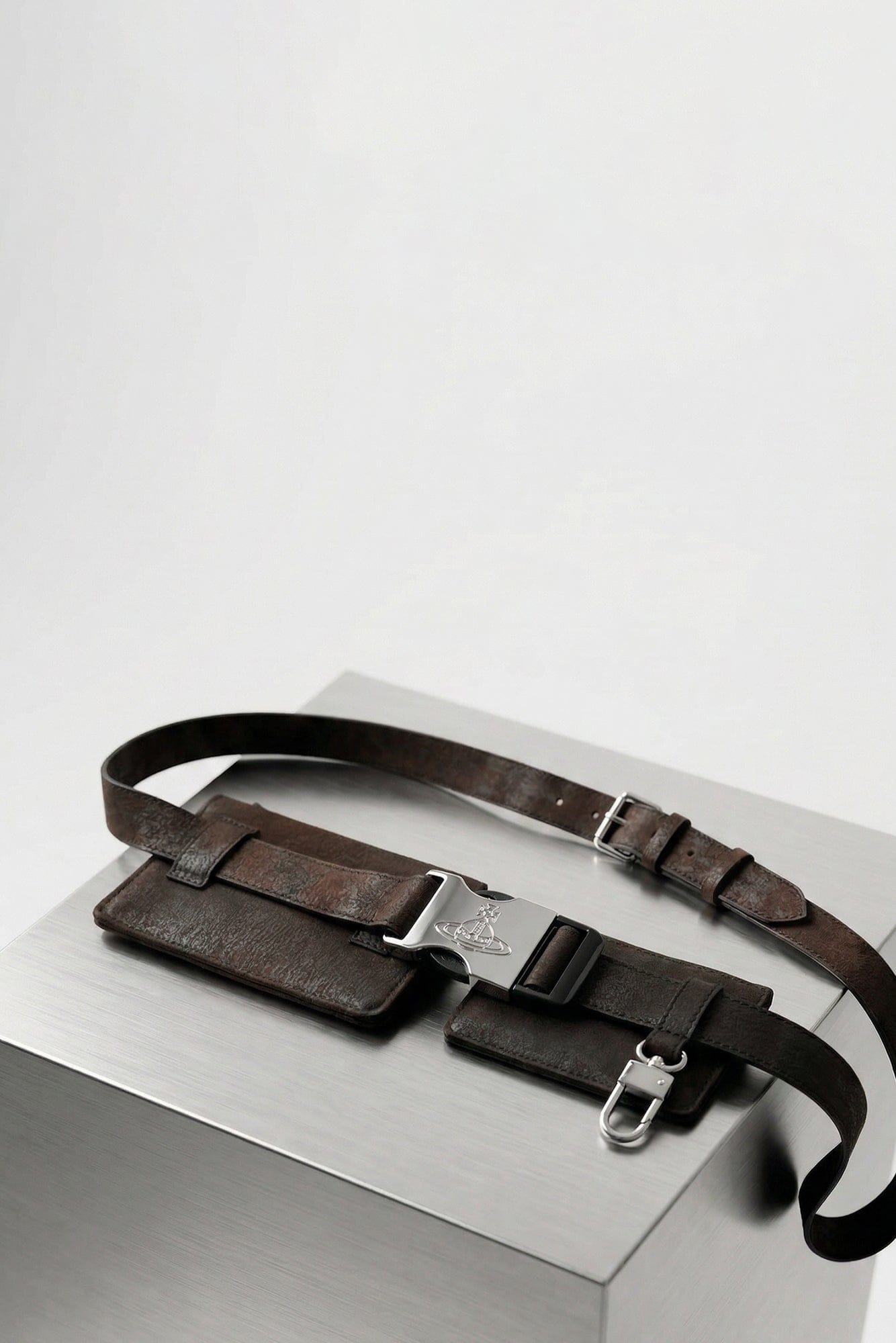 Vivienne Westwood Double Pouch Belt in Brown