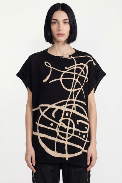 Vivienne Westwood Graffiti Orb Beach Top SS26