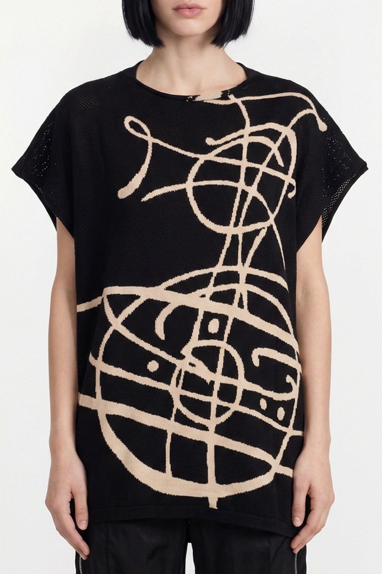 Vivienne Westwood Graffiti Orb Beach Top SS26