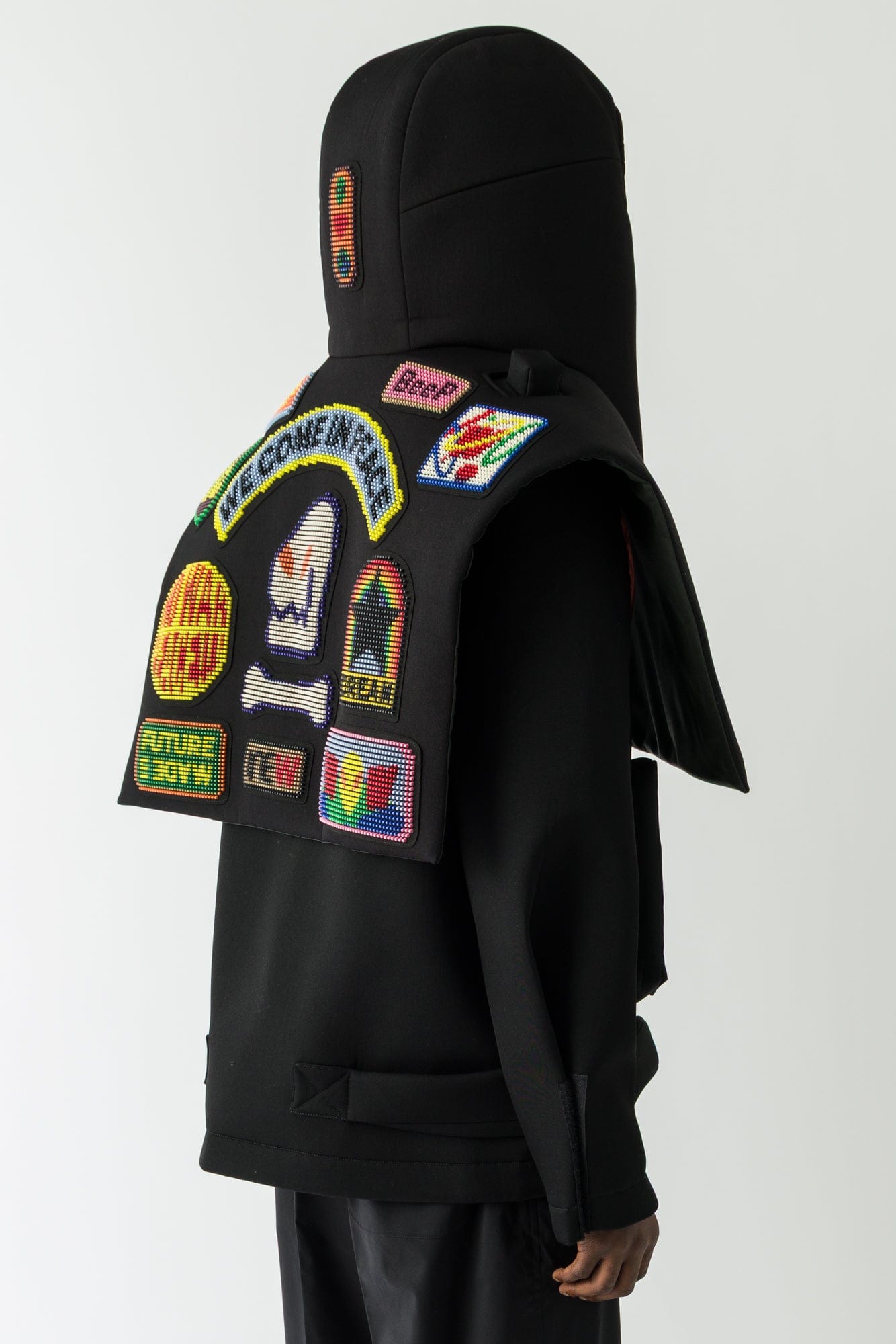 Walter Van Beirendonck Alien Hood Beep Beep back