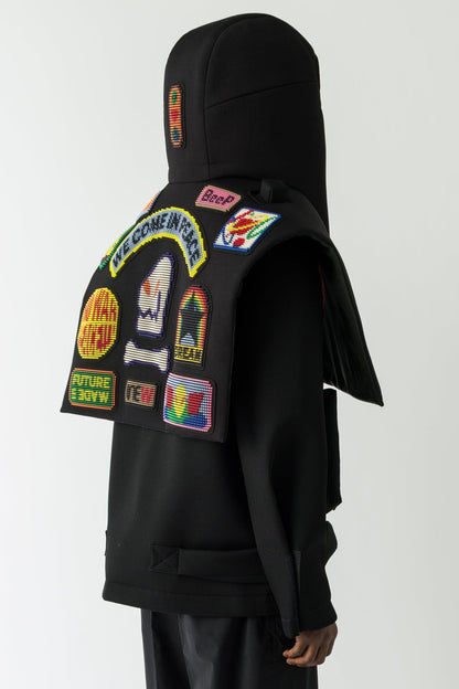 Walter Van Beirendonck Alien Hood Beep Beep back