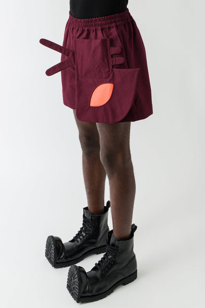 Walter Van Beirendonck Alien Sculpture Shorts side