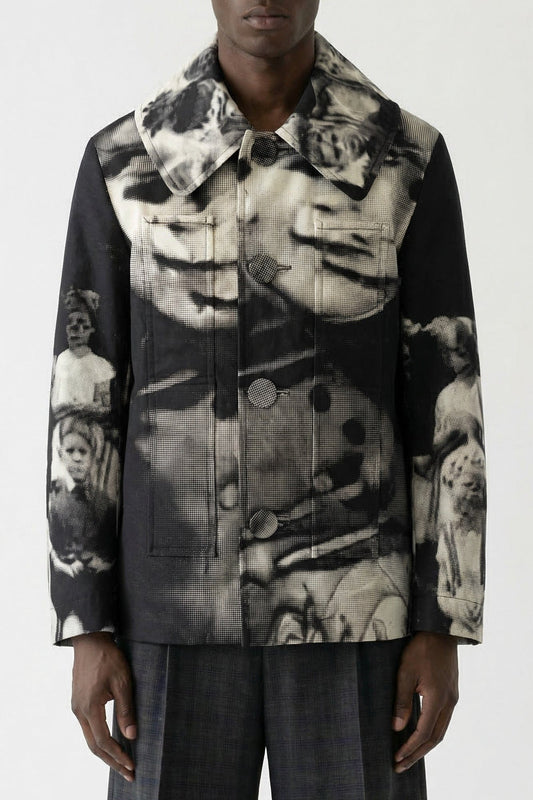 Walter Van Beirendonck Glitch Caban