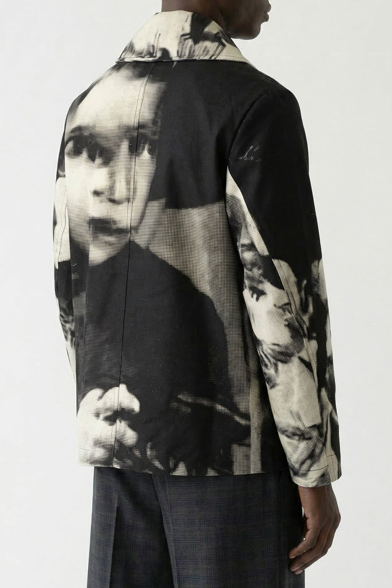 Walter Van Beirendonck Glitch Caban back