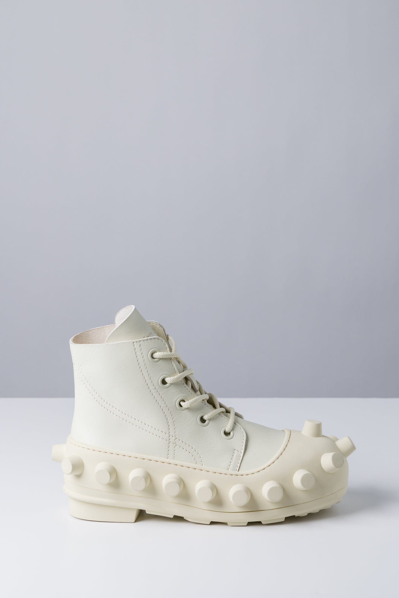 Walter Van Beirendonck Mid Boom Boots in Milk