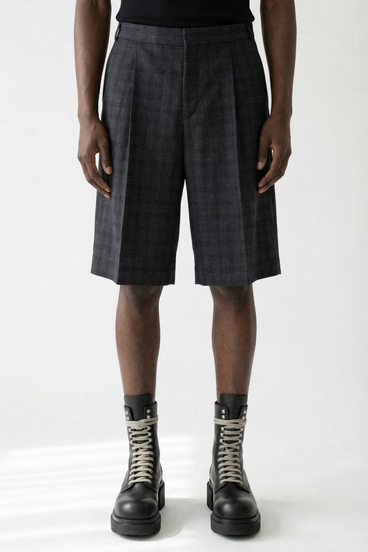Walter Van Beirendonck Star Knee Pants in Navy Blue