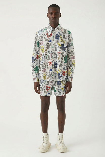 Walter Van Beirendonck W-Shirt full look