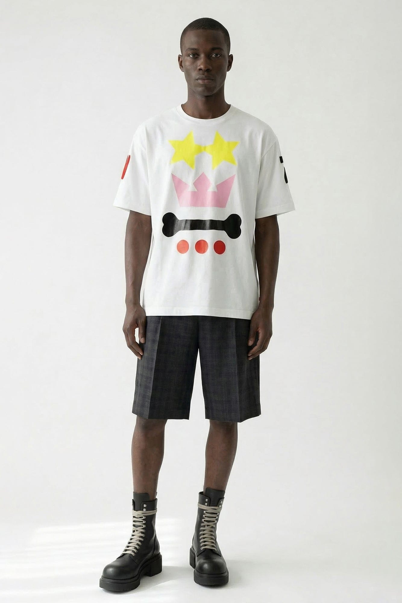 Walter Van Beirendonck Waakzaam T full look