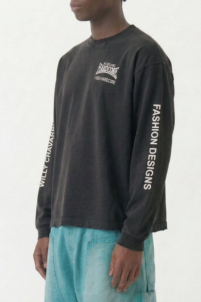 Willy Chavarria Hardcore Buffalo LS Tee side