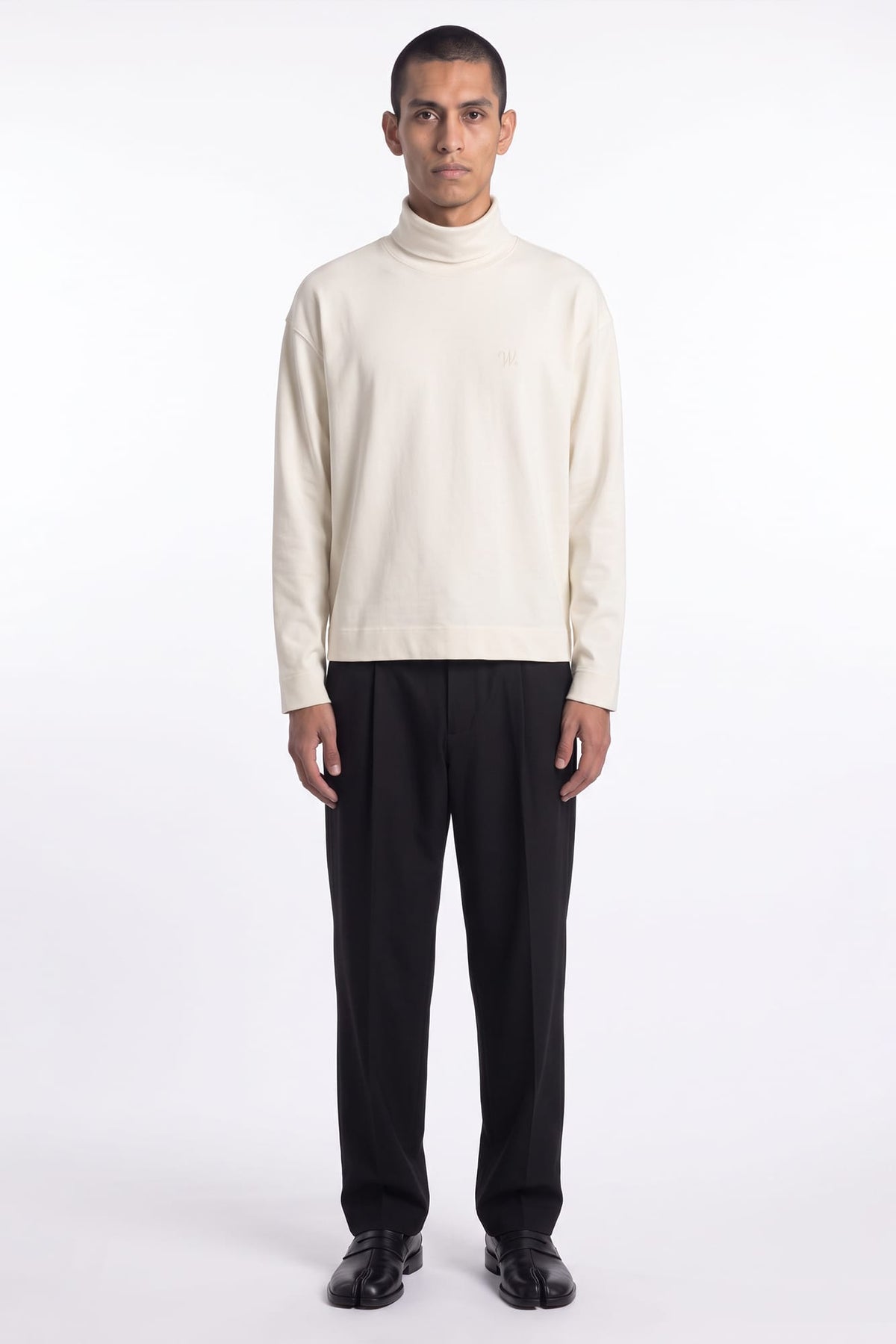 Willy Chavarria LS Turtleneck Tee full look