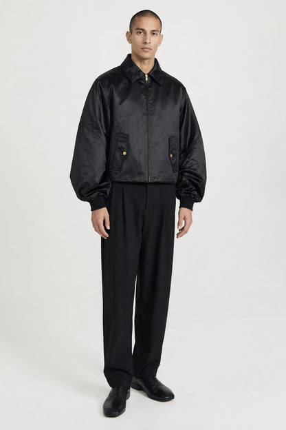 Willy Chavarria Opera Bomber full look
