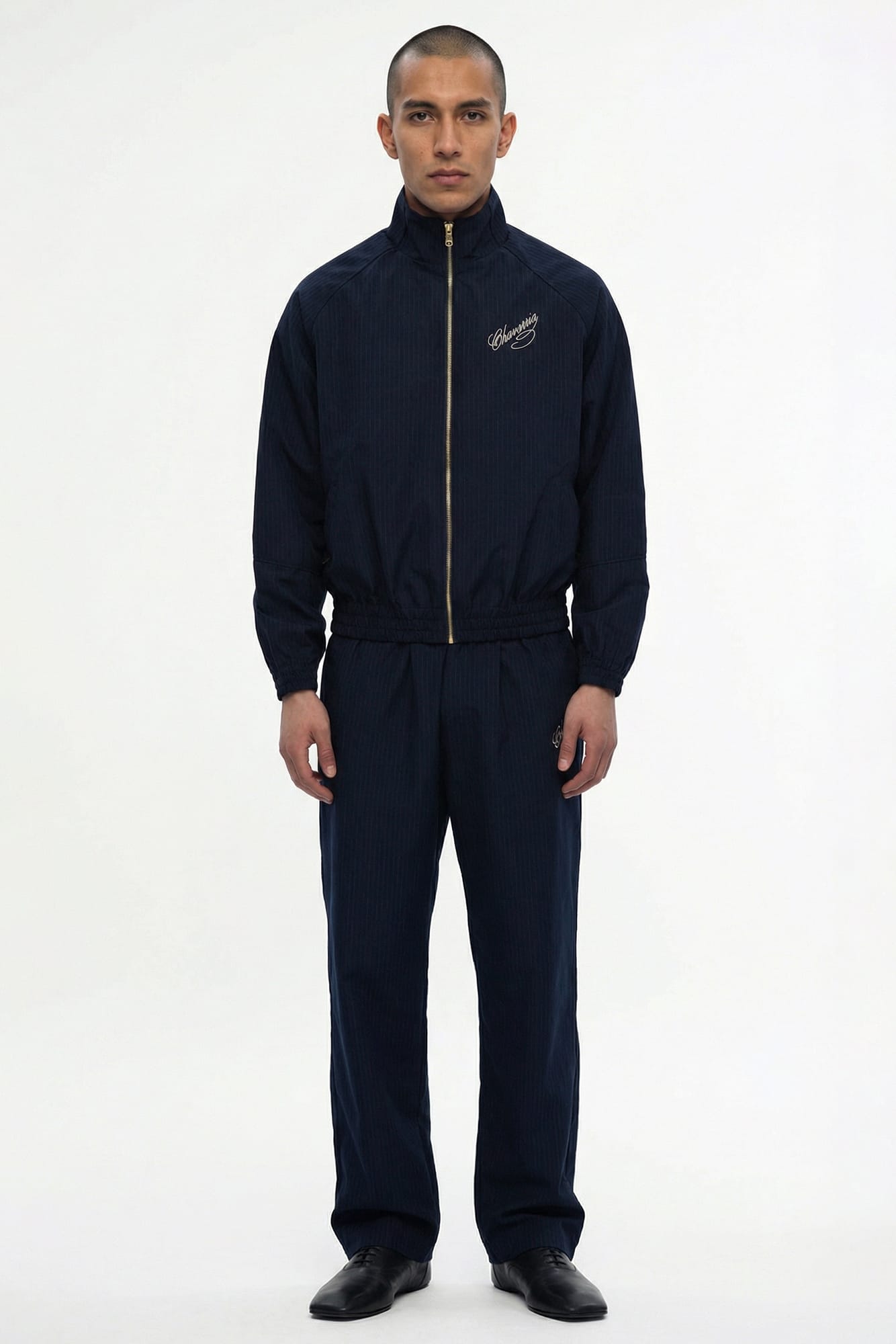 Willy Chavarria Ruff Rider Track Jacket full look