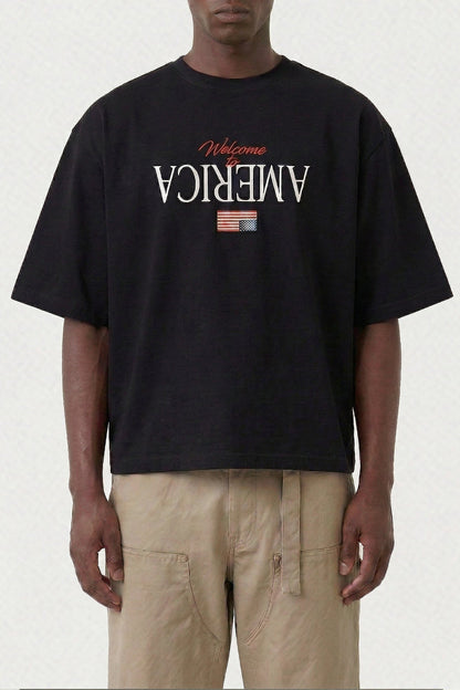 Willy Chavarria Welcome to America Buffalo Tee