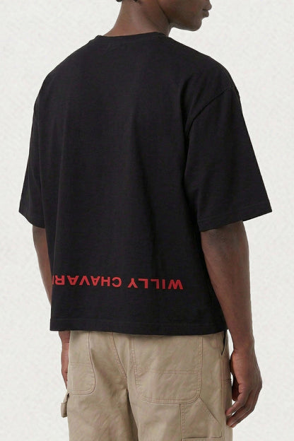 Willy Chavarria Welcome to America Buffalo Tee back