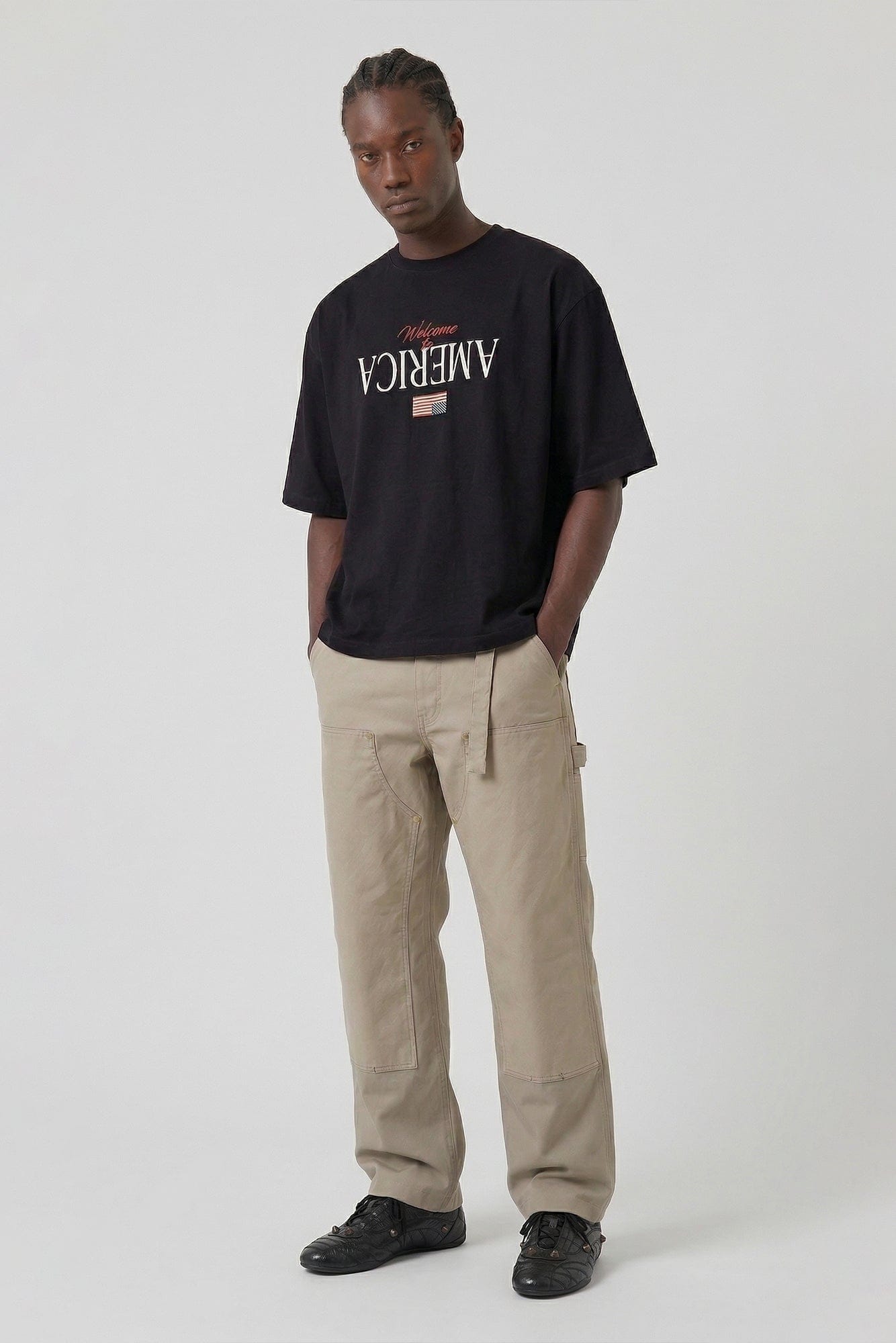 Willy Chavarria Welcome to America Buffalo Tee