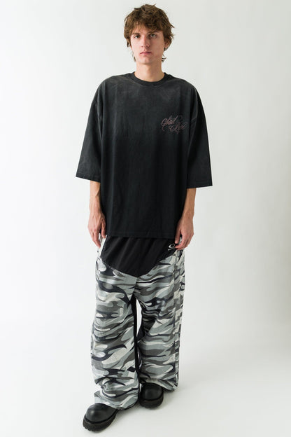 Willy Chavarria Sad Papi Buffalo Tee full look