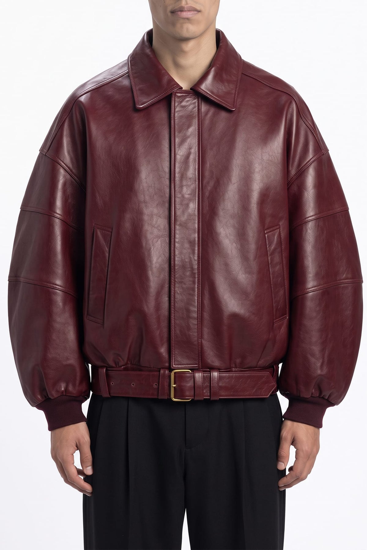 Willy Chavarria Hustler's Leather Jacket