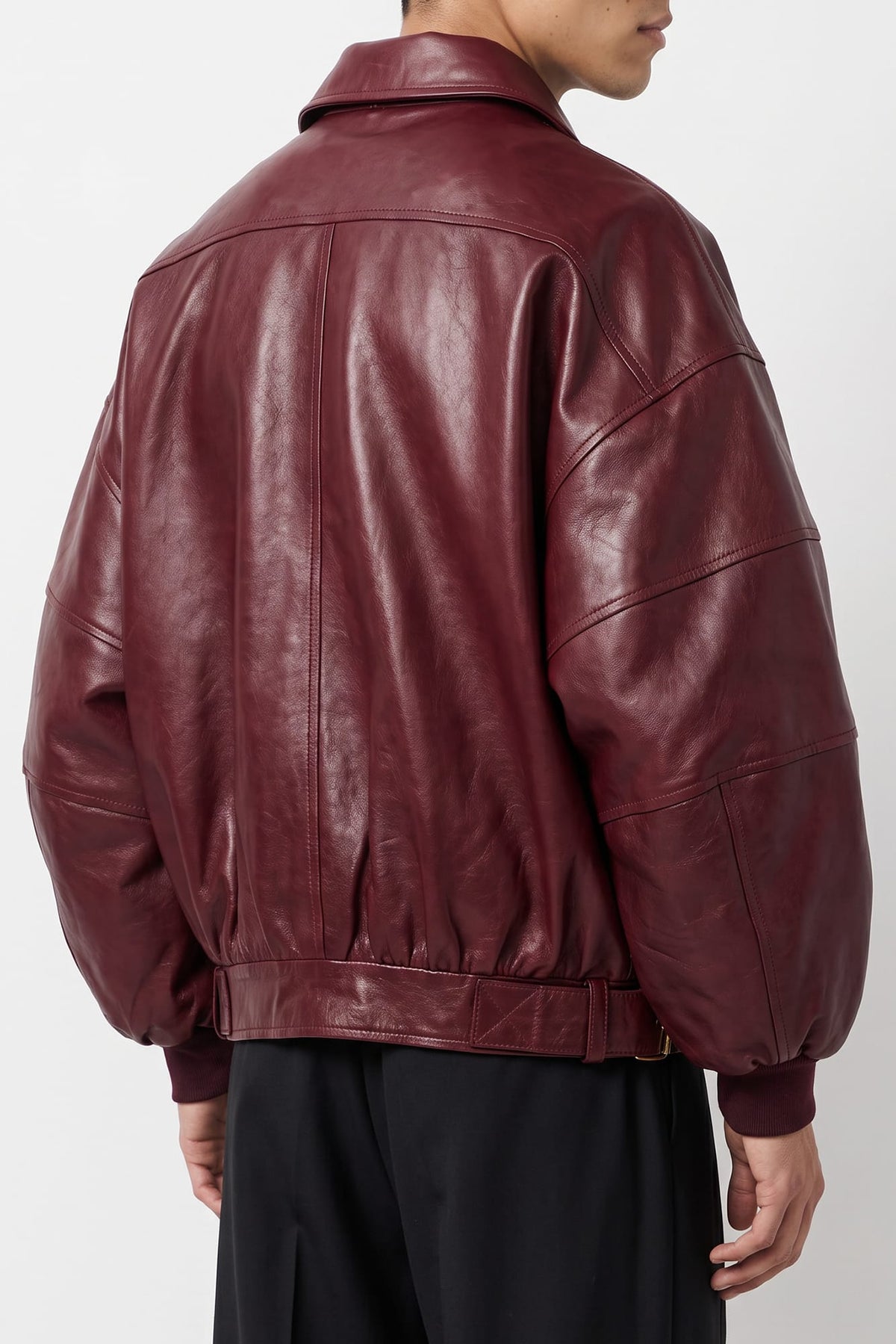 Willy Chavarria Hustler's Leather Jacket