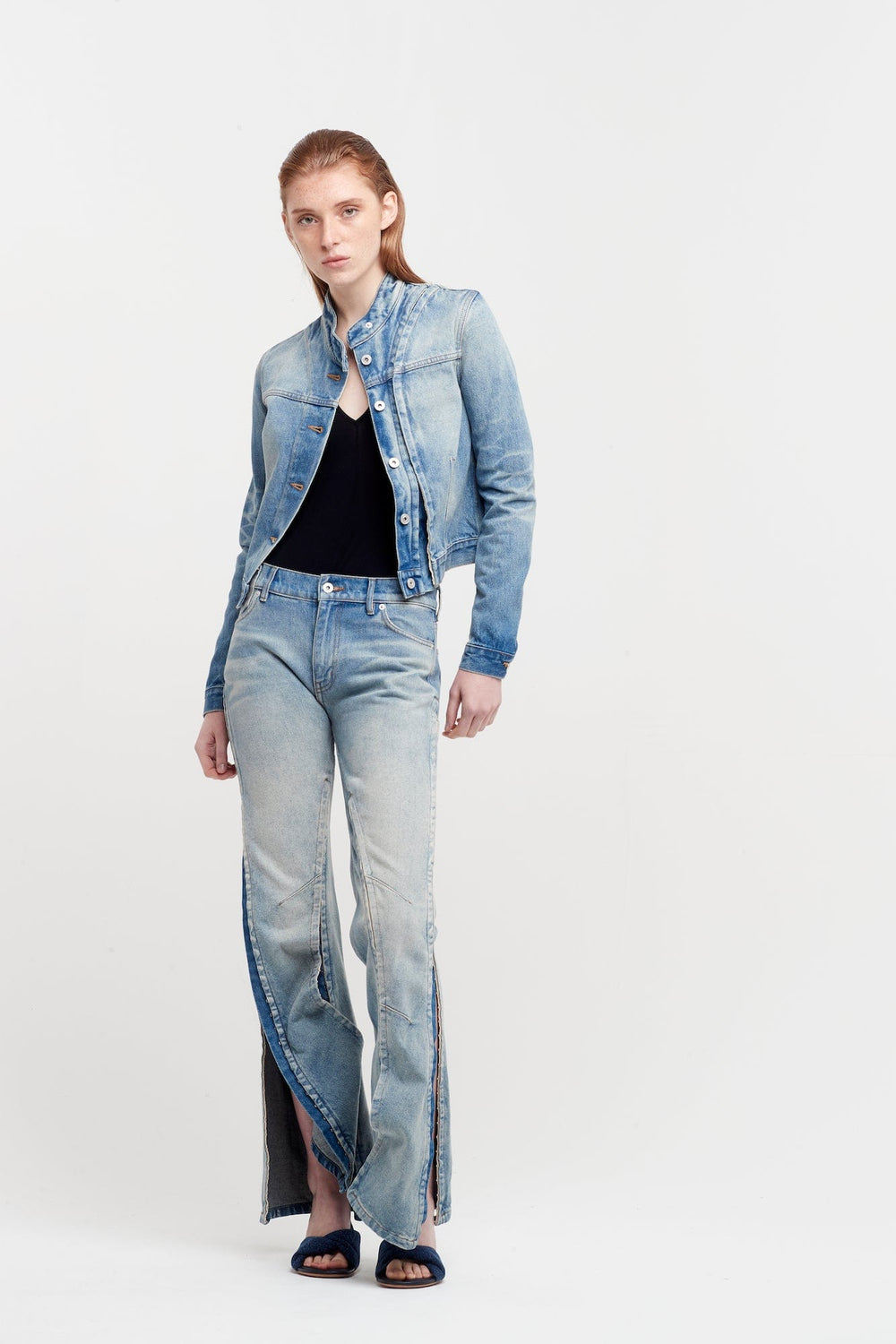 Y/Project Womens Hook and Eye Denim Moto Jacket – Antidote Fashion and  Lifestyle