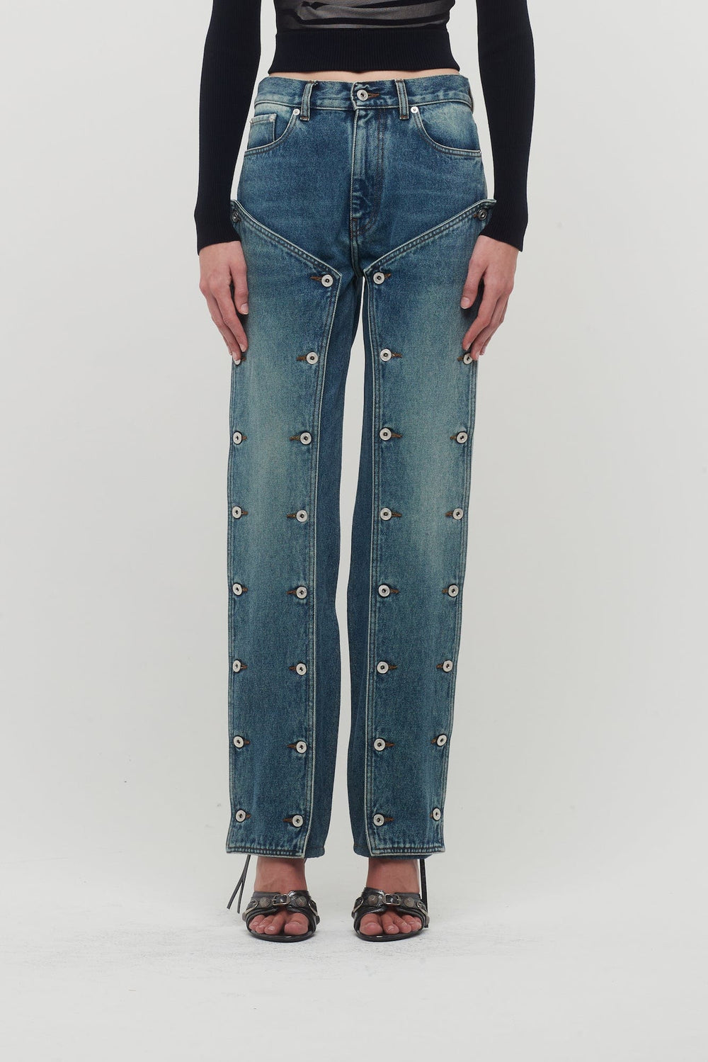 Y/Project Evergreen Snap Off Jeans in Vintage Blue – Antidote Fashion and  Lifestyle