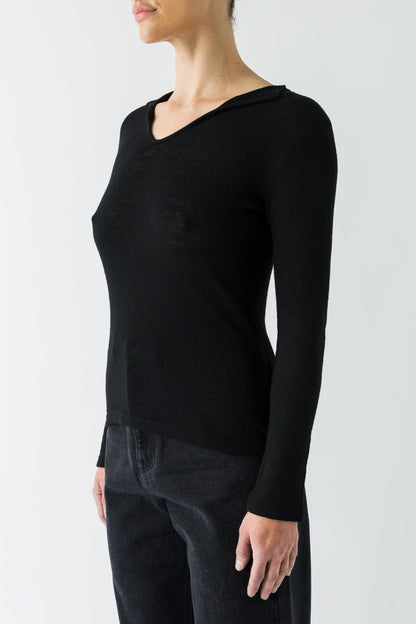 Yohji Yamamoto Backside Lace Up T-Shirt side