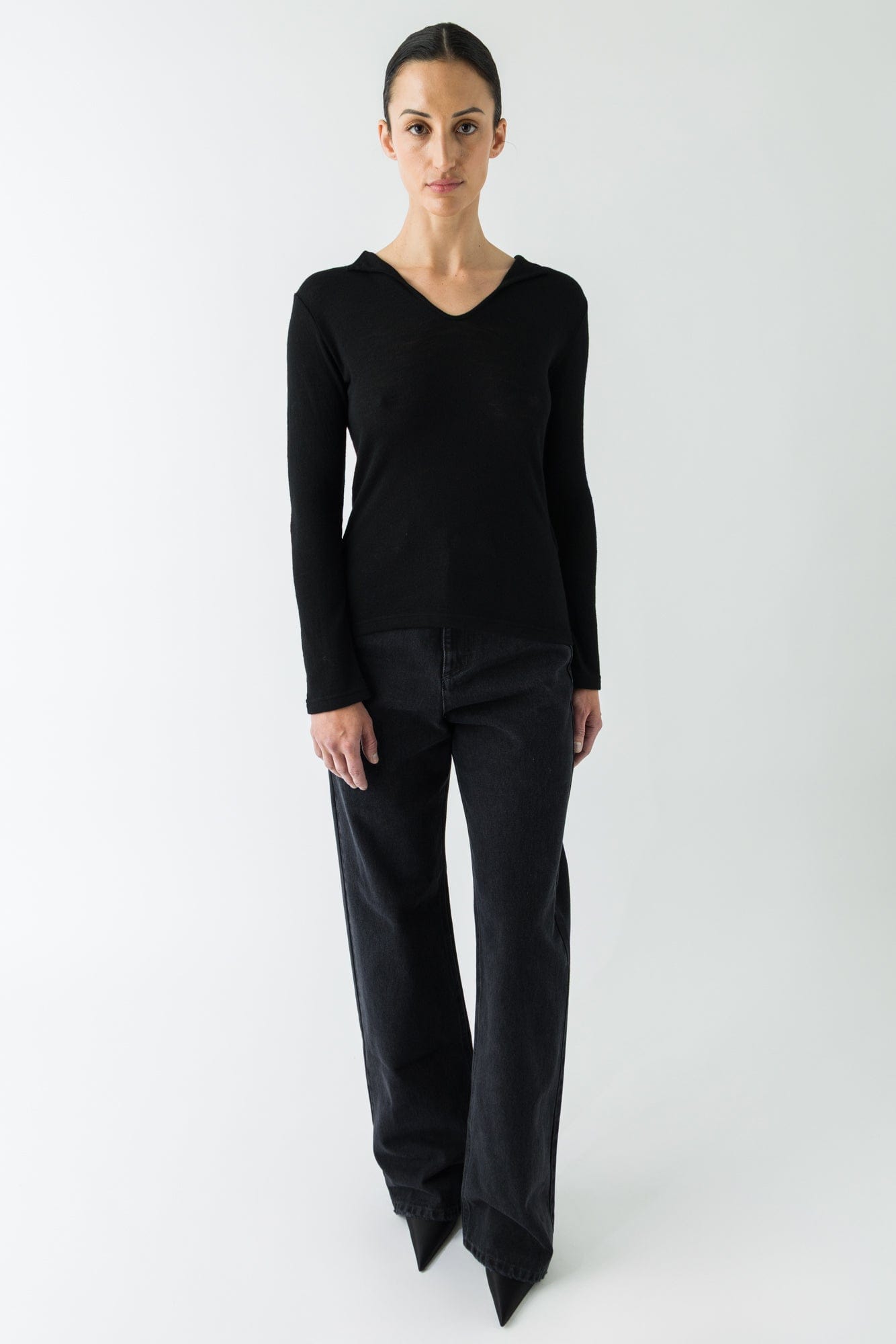 Yohji Yamamoto Backside Lace Up T-Shirt