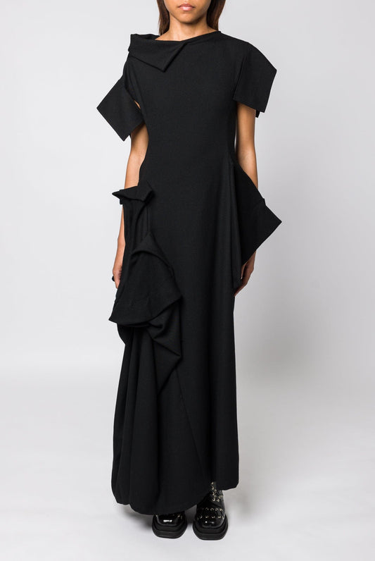 Yohji Yamamoto Asymmetry Sleeveless Dress front