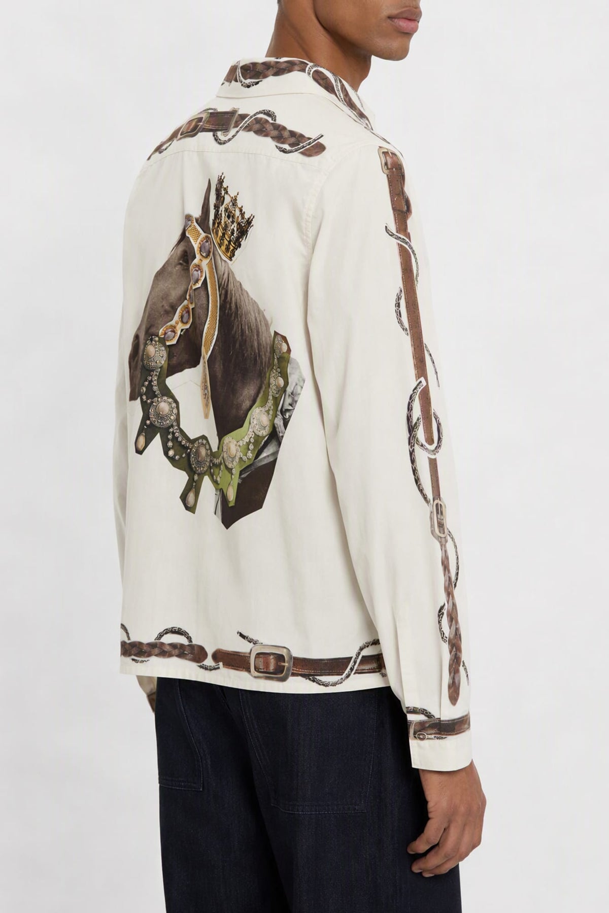 Acne Studios White Printed Shirt