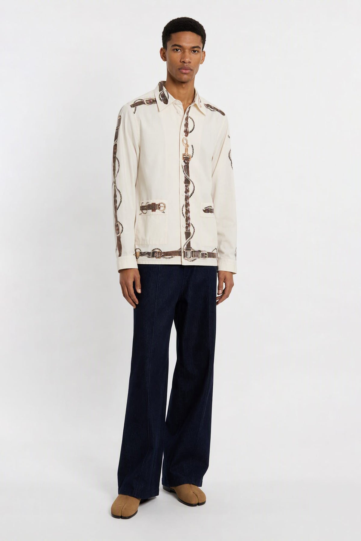 Acne Studios White Printed Shirt