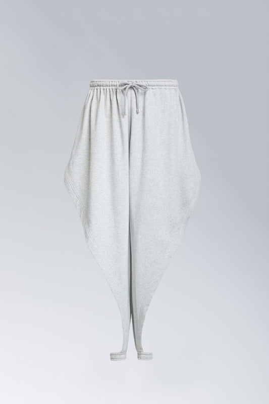 Alaïa Triangle Pant in Grey Fleece