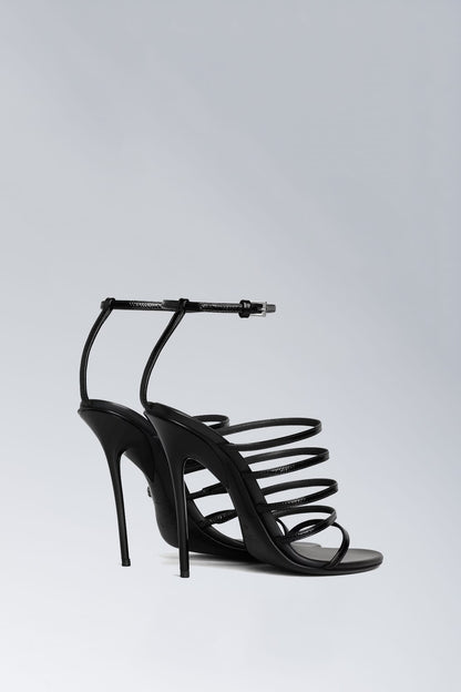 Alaïa Heeled Sandals in Noir back