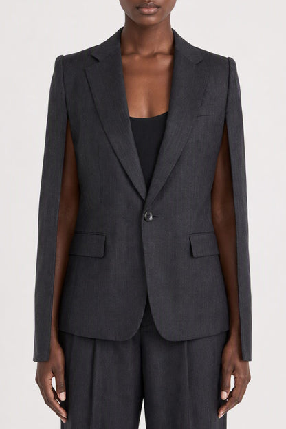 Junya Watanabe Slim Blazer in Charcoal