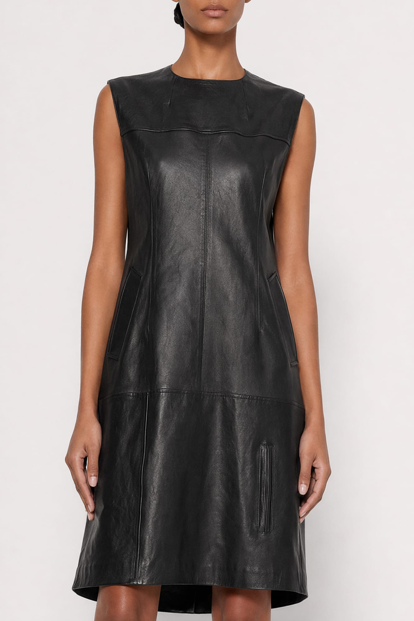 Maison Margiela Leather Midi Dress