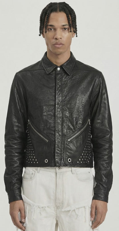Rick Owens Mens Tour Alice Shirt in Black