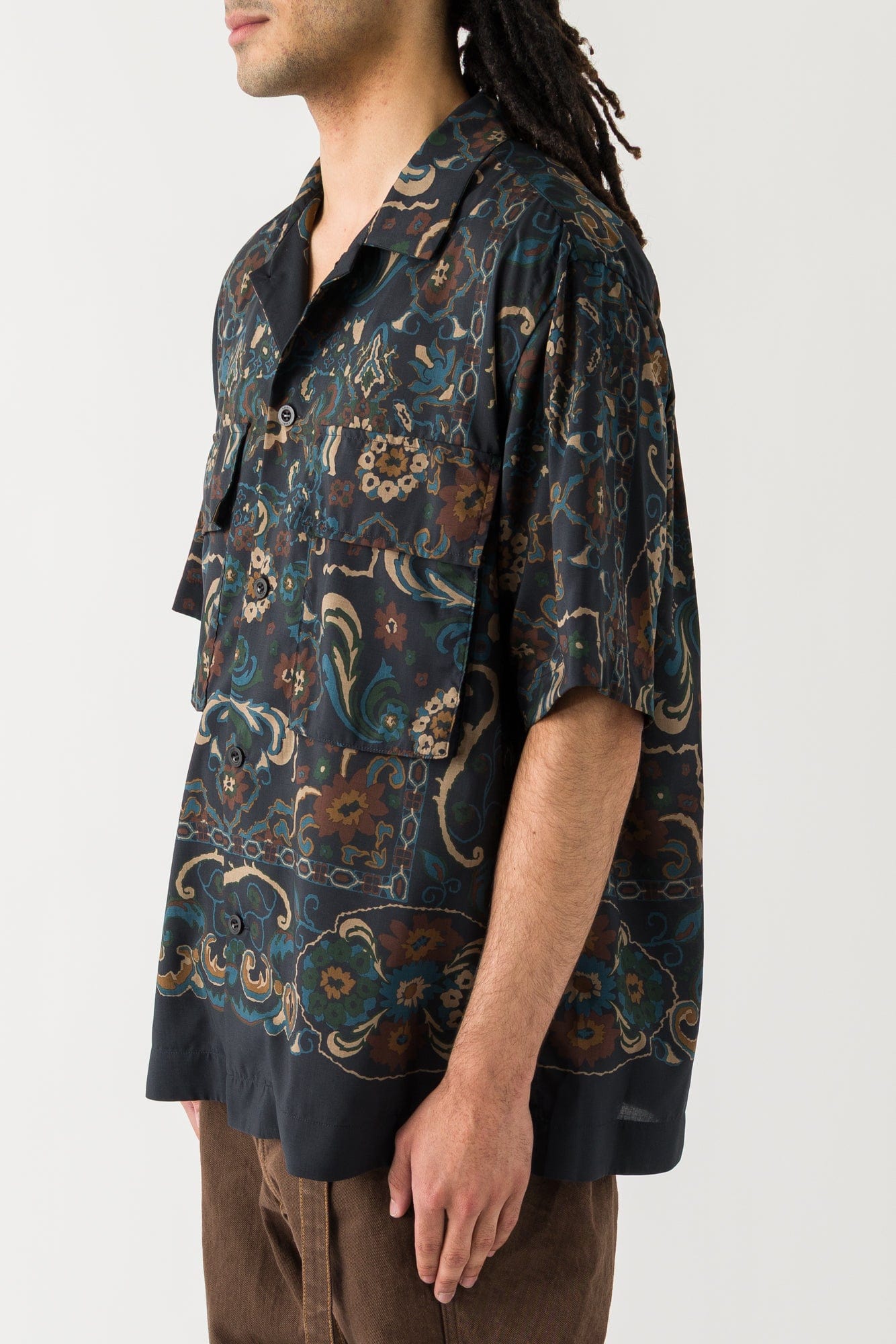 sacai アシンメトリーフラワープリント Tシャツ Sacai Floral Print Shirt – Antidote Fashion and Lifestyle